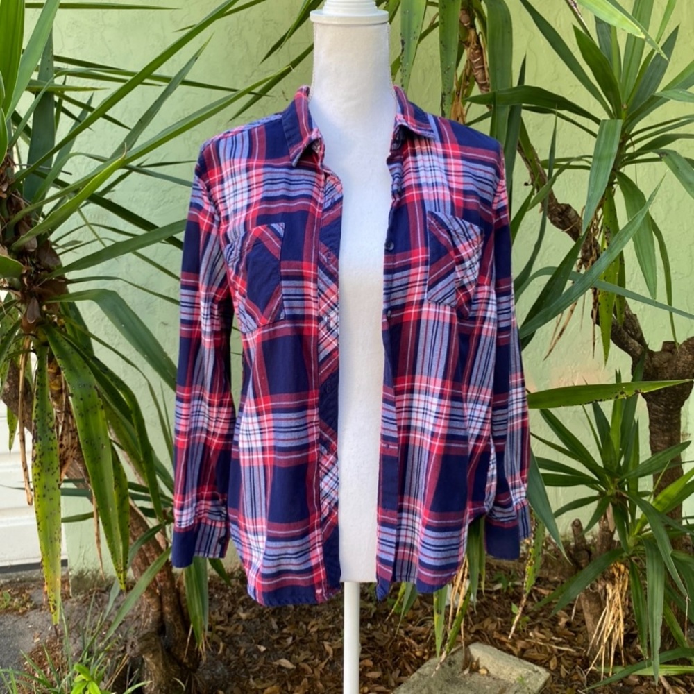 Urban Outfitters Red Flannel Shirt